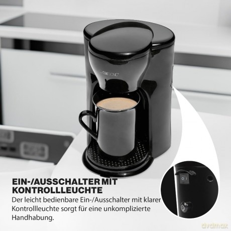 CLATRONIC KA 3356 Kaffeemaschine schwarz