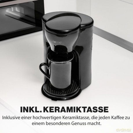 CLATRONIC KA 3356 Kaffeemaschine schwarz