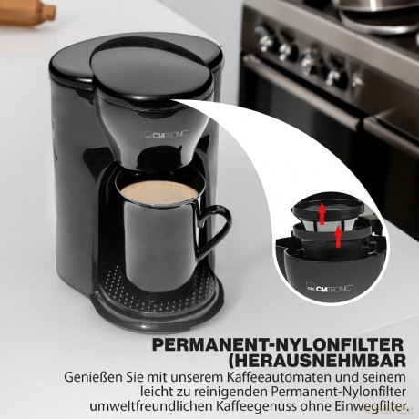 CLATRONIC KA 3356 Kaffeemaschine schwarz