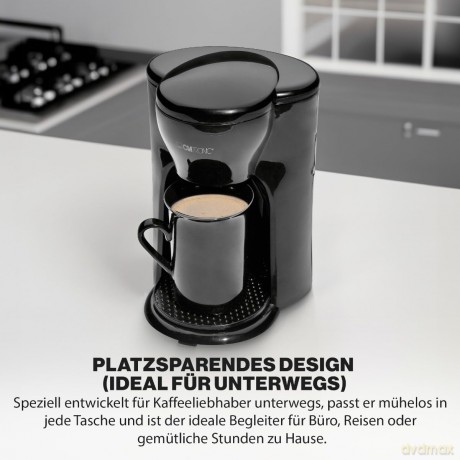 CLATRONIC KA 3356 Kaffeemaschine schwarz