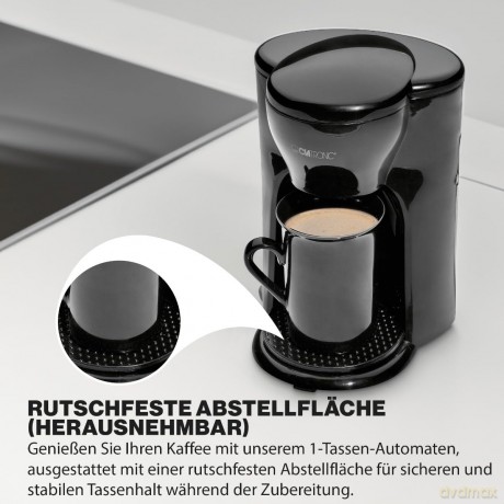CLATRONIC KA 3356 Kaffeemaschine schwarz