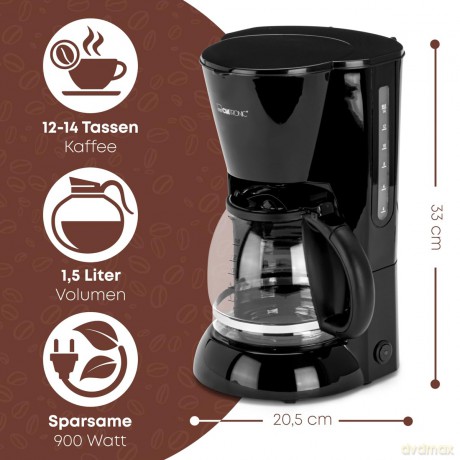 CLATRONIC KA 3473 Kaffeemaschine schwarz