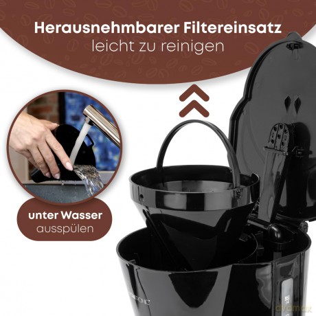CLATRONIC KA 3473 Kaffeemaschine schwarz