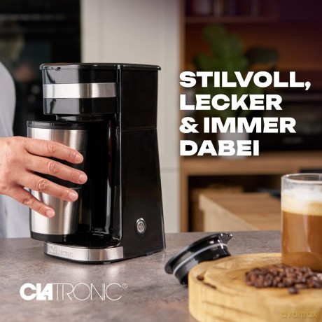CLATRONIC KA 3733 Kaffeemaschine schwarz