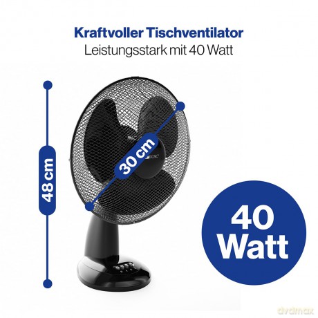 Clatronic: CLATRONIC VL 3602 Tischventilator 40 W