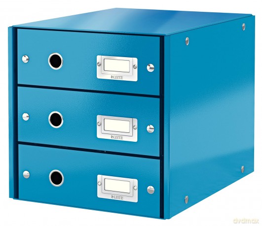Click&store Box 3schźbe blau-M