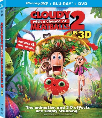 Cloudy With A Chance Of Meatballs 2 [3xBlu-Ray]