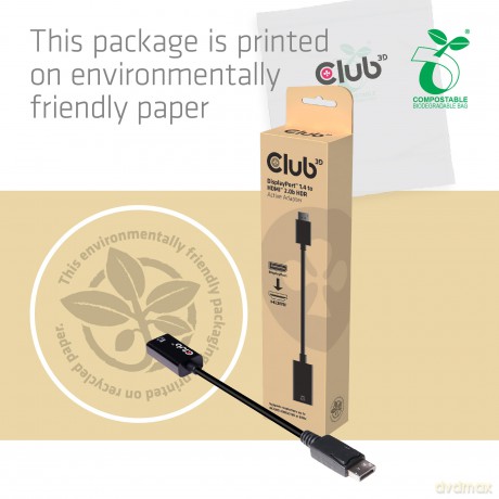 Club3D Adapter DisplayPort > HDMI 2.0b H