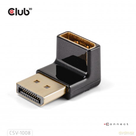 Club3D Adapter DP > DP 1.4 90 abgewinkel