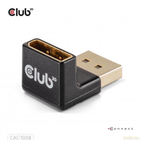 Club3D Adapter DP > DP 1.4 90 abgewinkel