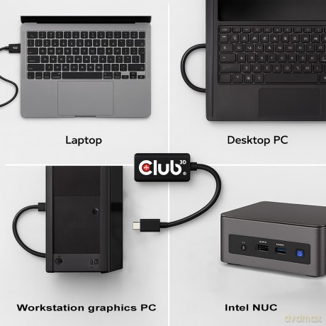 Club3D Adapter MiniDisplayPort > HDMI 2.
