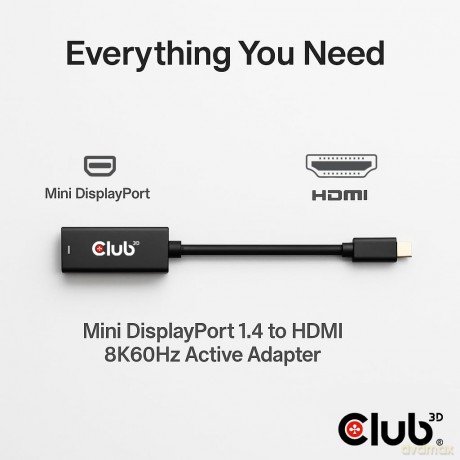 Club3D Adapter MiniDisplayPort > HDMI 2.