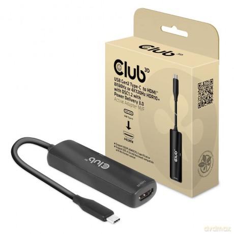 Club3D Adapter USB 3.2 Typ C > HDMI 2.1