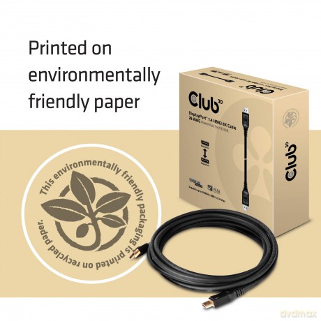 Club3D DisplayPort-Kabel 1.4 HBR3 32,4Gb