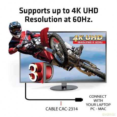 Club3D HDMI-Kabel A -> A 2.0 RedMere