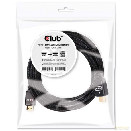 Club3D HDMI-Kabel A -> A 2.0 RedMere
