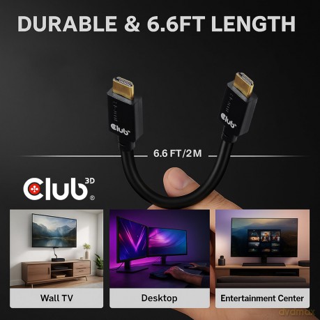 Club3D HDMI-Kabel A -> A 2.1 Ultra High