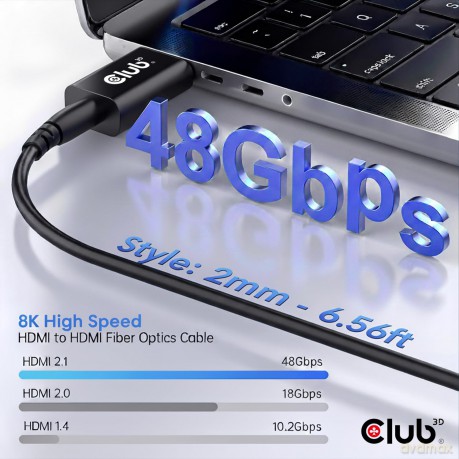 Club3D HDMI-Kabel A -> A 2.1 Ultra High