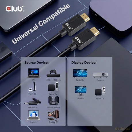 Club3D HDMI-Kabel A -> A 2.1 Ultra High