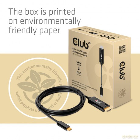 Club3D HDMI-Kabel A -> USB-C aktiv