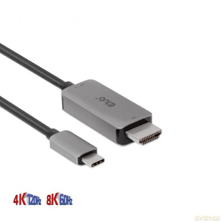 Club3D Kabel USB 3.2 Typ C > HDMI 2.1