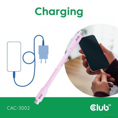 Club3D Lifestyle USB-C Kabel PD 240W,20G