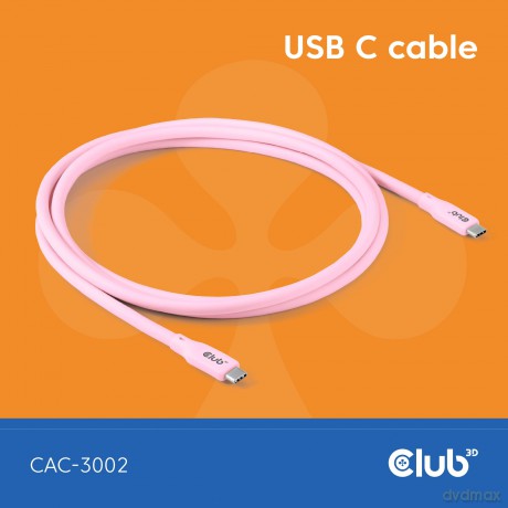 Club3D Lifestyle USB-C Kabel PD 240W,20G