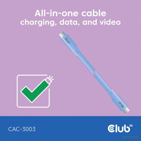 Club3D Lifestyle USB-C Kabel PD 240W,20G