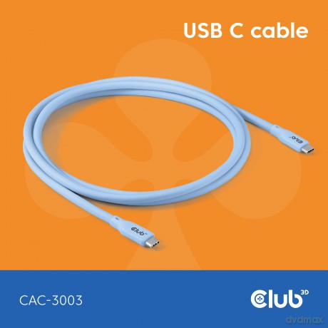 Club3D Lifestyle USB-C Kabel PD 240W,20G