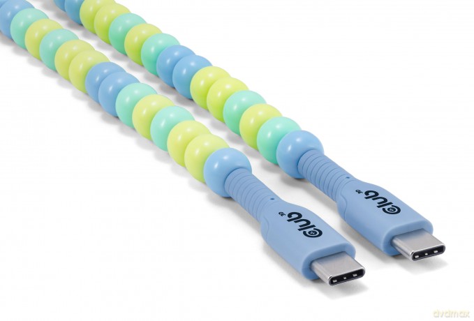 Club3D Lifestyle USB-C Perlen-Kabel PD60
