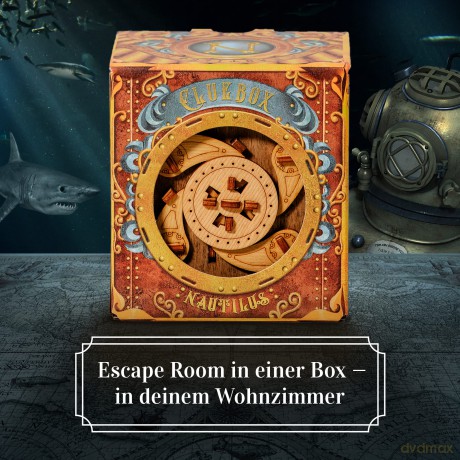 Cluebox - Escape Room in a Box - Captain's Nemo Nautilus