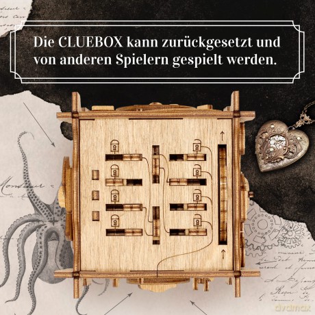 Cluebox - Escape Room in a Box - Captain's Nemo Nautilus