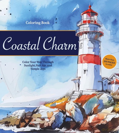 Coastal Charm Coloring Book [KSIĄŻKA]