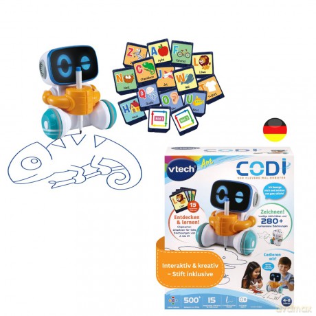 Codi, der clevere Mal-Roboter