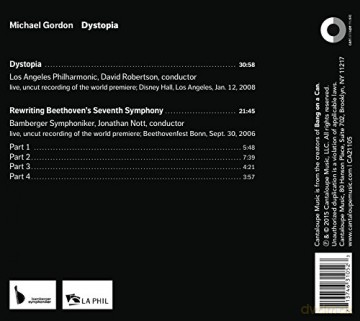 Los Angeles Philharmonic: Michael Gordon:Dystopia [CD]