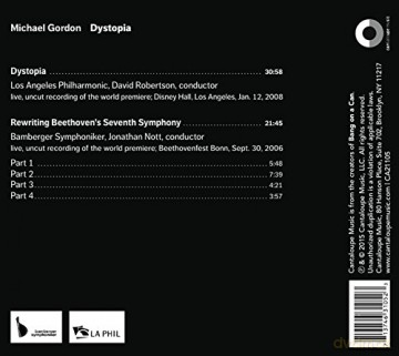 Los Angeles Philharmonic: Michael Gordon:Dystopia [CD]