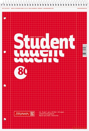 Collegeb.Linkshnder kar.A4 5x
