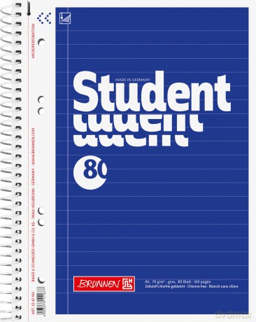 Brunnen: Collegeb.Student liniert A5 5x