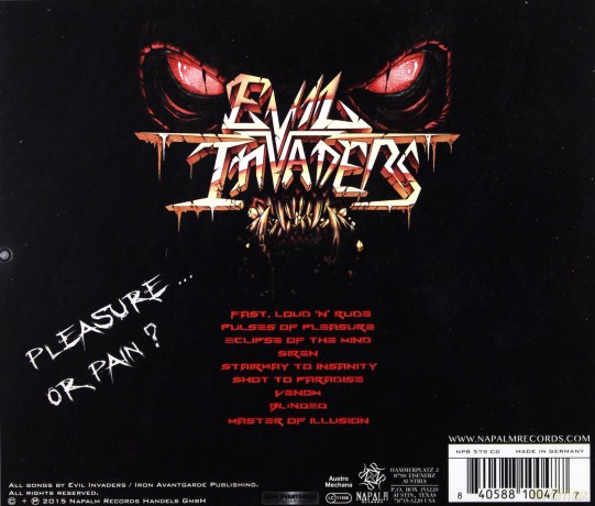 Evil Invaders: Pulses Of Pleasure [CD]