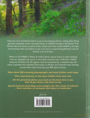 Collins Where To See Wildlife In Britain Ireland [KSIĄŻKA]