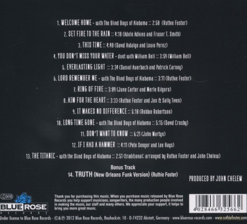 Ruthie Foster: Let It Burn [CD]