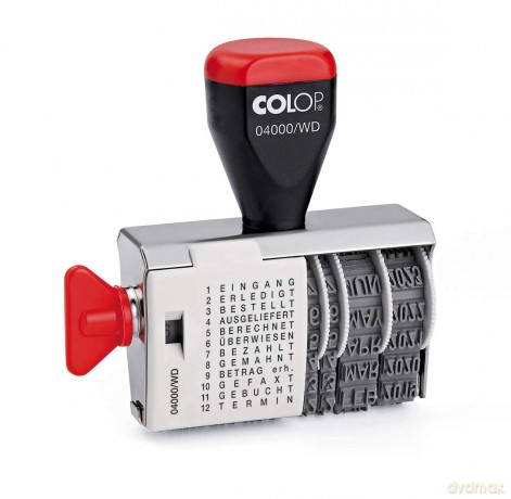 COLOP Datums- und Textstempel 04000/WD