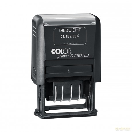 Colop: COLOP Datumstempel mit Text "Gebucht" Pr