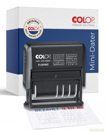 Colop: COLOP Datumstempel mit Text Mini-Info-Da