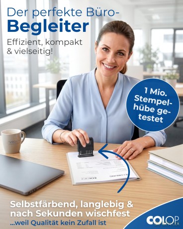 Colop: COLOP Datumstempel mit Text Mini-Info-Da