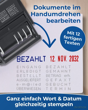 Colop: COLOP Datumstempel mit Text Mini-Info-Da
