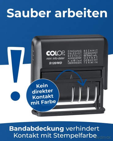 Colop: COLOP Datumstempel mit Text Mini-Info-Da