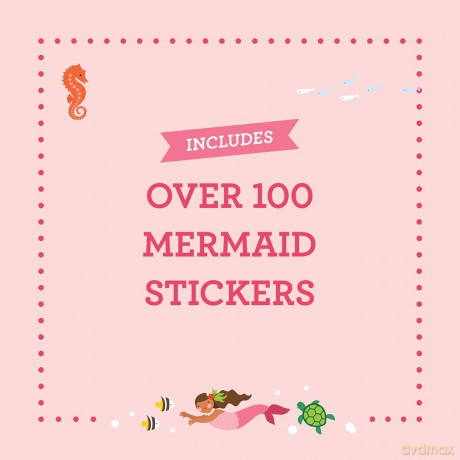 Coloring Book with Stickers Mermaids [KSIĄŻKA]