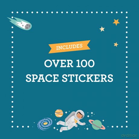 Coloring Book with Stickers Outer Space [KSIĄŻKA]
