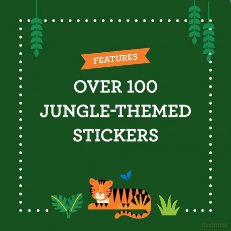Coloring Book with Stickers Wild World [KSIĄŻKA]